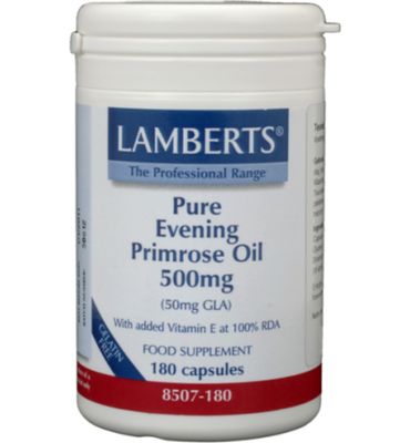Lamberts Teunisbloemolie 500mg (pure evening primrose oil) (180vc) 180vc
