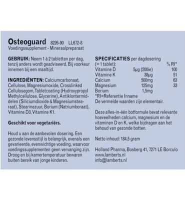 Lamberts Osteoguard (90tb) 90tb