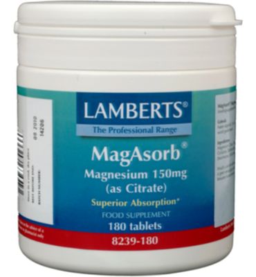 Lamberts MagAsorb (magnesium citraat) 150mg (180tb) 180tb