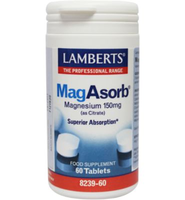 Lamberts MagAsorb (magnesium citraat) 150mg (60tb) 60tb