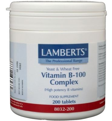 Lamberts Vitamine B100 complex (200tb) 200tb