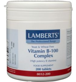 Lamberts Lamberts Vitamine B100 complex (200tb)