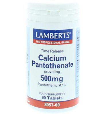 Lamberts Vitamine B5 (calcium pantothenaat) time release (60tb) 60tb