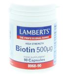 Lamberts Vitamine B8 500mcg (biotine) (90vc) 90vc thumb