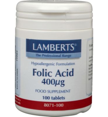 Lamberts Vitamine B11 400mcg (foliumzuur) (100tb) 100tb