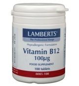 Lamberts Vitamine B12 100mcg (100tb) 100tb