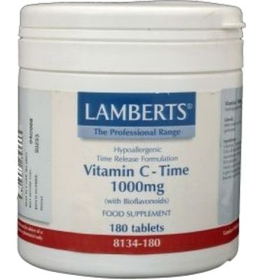 Lamberts Vitamine C 1000 Time release & bioflavonoiden (180tb) 180tb