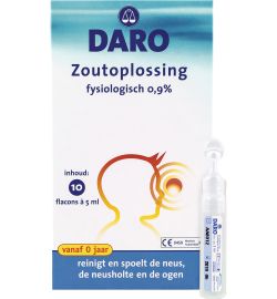 Daro Daro Fysiologisch Zoutoplossing 10stx5ml (10x5ml)