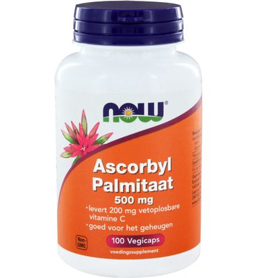 Now Ascorbyl palmitaat 500 mg (100vc) 100vc