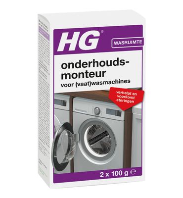 HG Onderhoudsmonteur wasmachine/vaatwasser (2x100g) 2x100g