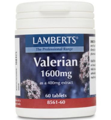 Lamberts Valeriaan 1600mg (60tb) 60tb