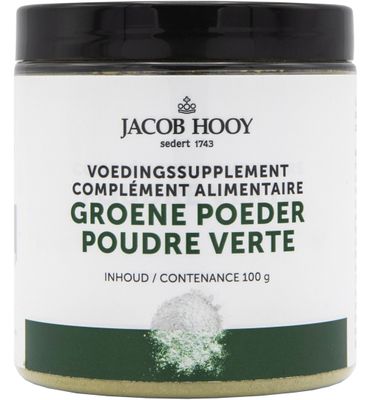 Jacob Hooy Groene poeder pot (100g) 100g