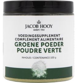 Jacob Hooy Jacob Hooy Groene poeder pot (100g)
