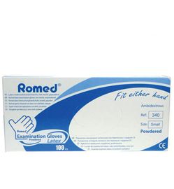 Romed Romed Latex handschoen niet steriel gepoederd S (100st)