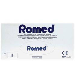 Romed Romed Vinyl handschoen niet steriel gepoederd S (100st)