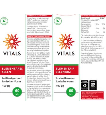 Vitals Elementair selenium (60ml) 60ml