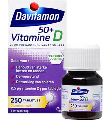 Davitamon Vitamine D 50+ (250tb) 250tb