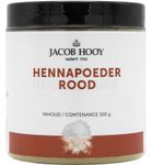 Jacob Hooy Hennapoeder rood potje (100g) 100g thumb