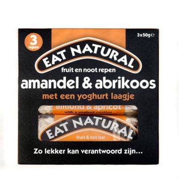 Eat Natural Almond apricot yoghurt 3 x 50 gram (3x50g) 3x50g