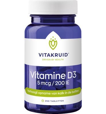 Vitakruid Vitamine D3 5mcg/200IE (250tb) 250tb