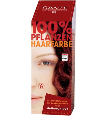 Sante Haarverf mahagony rood BDIH (100g) 100g