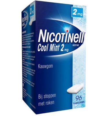 Nicotinell Kauwgom cool mint 2 mg (96st) 96st