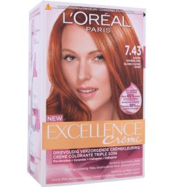 L'Oréal L'Oréal Excellence 7.43 koper goudblond (1set)