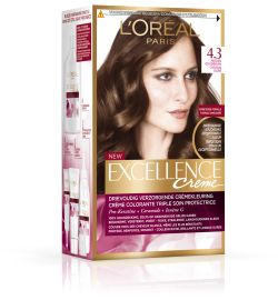 L'Oréal L'Oréal Excellence 4.3 midden goudbruin (1set)