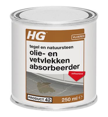 HG Natuursteen olie & vlek absorbeerder 42 (250ml) 250ml