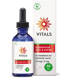 Vitals Vitals Elementair zink & koper (60ml)