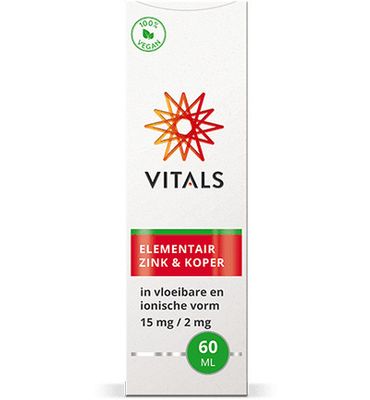 Vitals Elementair zink & koper (60ml) 60ml