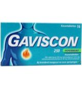 Gaviscon Gaviscon Pepermunt 250 (16tb)