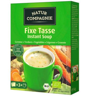 Natur Compagnie Snack soep groente bio (54g) 54g