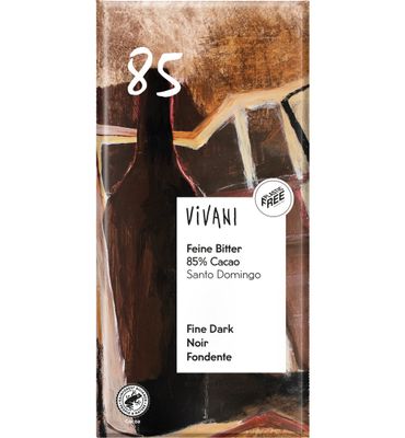 Vivani Chocolade puur delicaat 85% Santo Domingo bio (100g) 100g