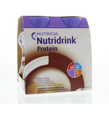 Nutridrink Protein chocolade 200ml (4st) 4st