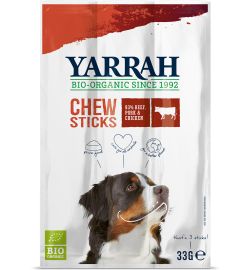 Yarrah Yarrah Hond kauwstaafjes bio (33g)