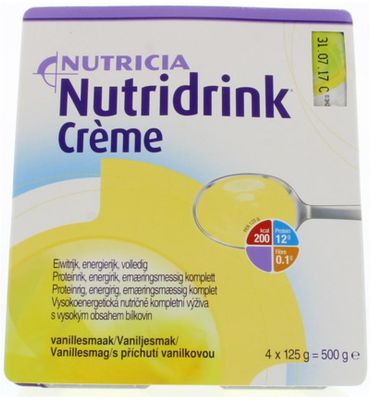 Nutridrink Creme vanille 125 gram (4x125g) 4x125g