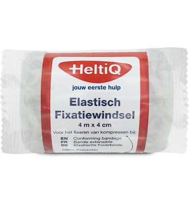 HeltiQ Elastisch fixatiewindsel 4m x 4cm (1st) 1st