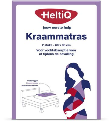 HeltiQ Kraammatras 60 x 90cm zak (2st) 2st