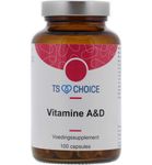 TS Choice Vitamine A en D kabeljauwlever (100ca) 100ca thumb