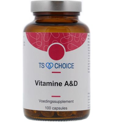 TS Choice Vitamine A en D kabeljauwlever (100ca) 100ca