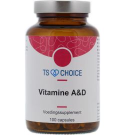 TS Choice TS Choice Vitamine A en D kabeljauwlever (100ca)