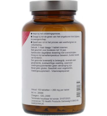 TS Choice Foliumzuur 400 Vitamine B11 (100tb) 100tb