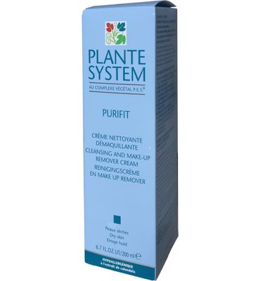 Plante System Reinigingscreme droog/zeer droge huid (200ML) 200ML