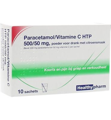 Healthypharm Paracetamol & vit C (10sach) 10sach