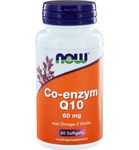 Now Co-enzym Q10 60 mg met omega-3 visolie (60sft) 60sft thumb