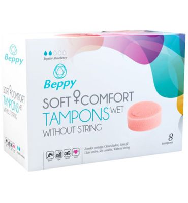 Beppy Soft+ comfort tampons wet (8st) 8st