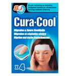Be Cool Cura-cool migraine strips (4st) 4st thumb