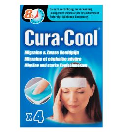 Be Cool Be Cool Cura-cool migraine strips (4st)