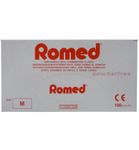 Romed Vinyl handschoen niet steriel poedervrij M (100st) 100st thumb